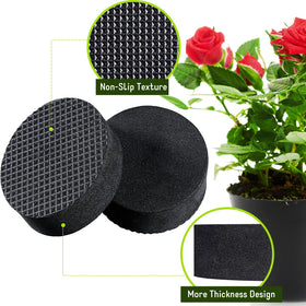 Geiserailie pot feet elevating 0.59 inch to reduce staining and contact.