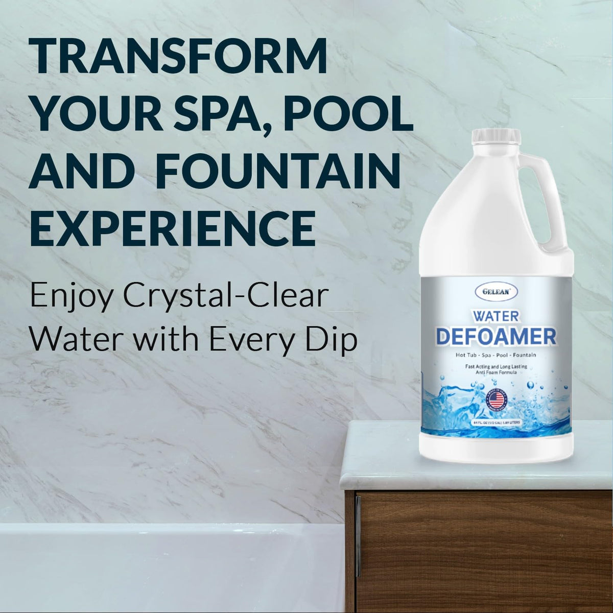 GELEAN concentrated emulsion reduces foam efficiently