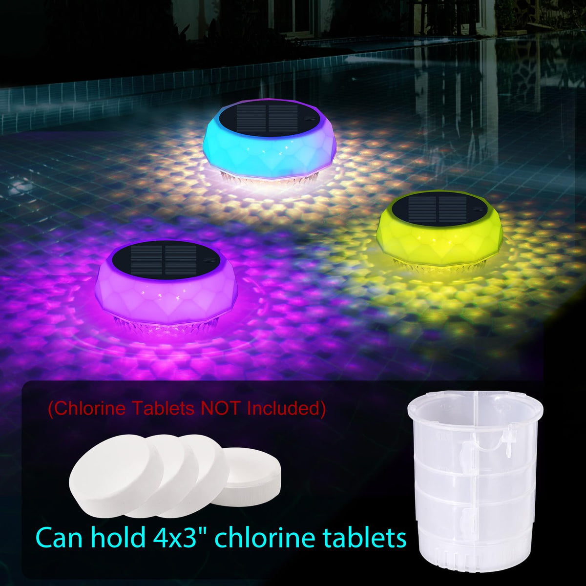 Gemce solar charging powers the lights after 6–10 hours for long use.