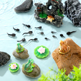 Gemscream lotus leaf decor brightens ponds with lifelike greenery