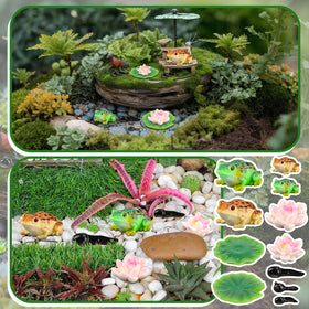 Gemscream pond decor set suitable for home or outdoor water features