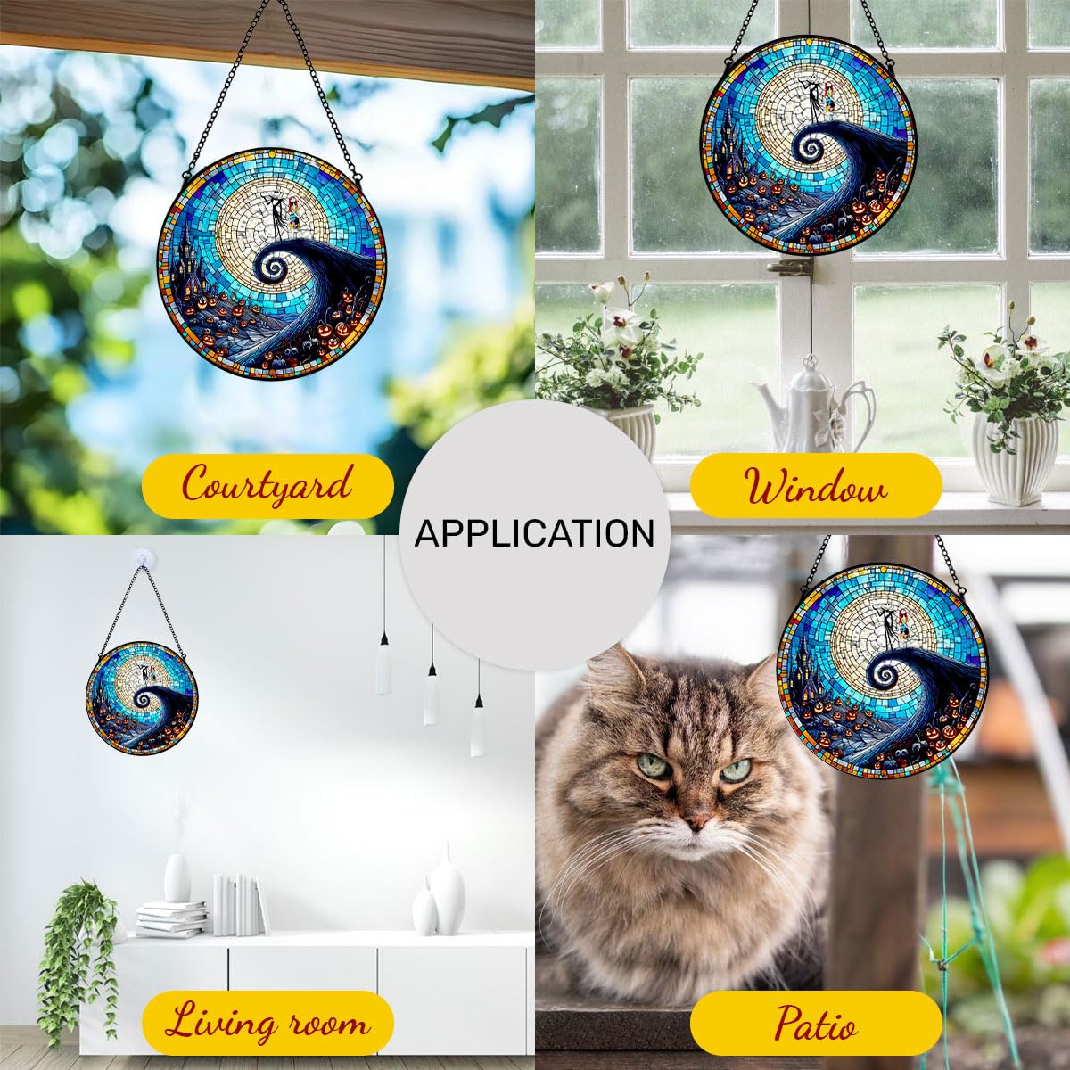 GENANY sun catcher in garden or balcony adds seasonal charm