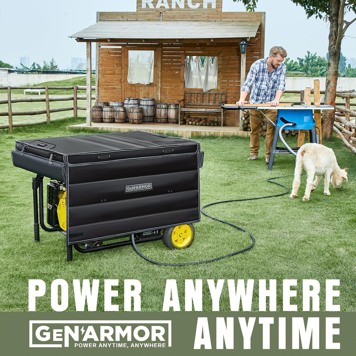 GenArmor universal compatibility fits 4000W to 13000W generators for many models.