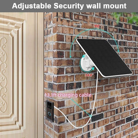 GENDOING adjustable mount allows sun capture from multiple angles.