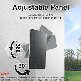 GENDOING weatherproof solar panel withstands snow and rain for all-season use.