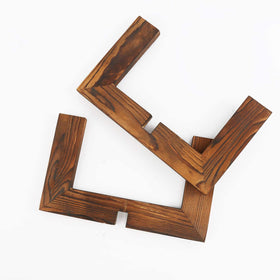 Gendral Forwepup wood plant stand assembled and ready in minutes.