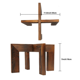 Gendral Forwepup wood plant stand indoor decor versatile for boho spaces.
