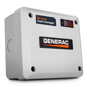 Generac 7000 Load Manager module visual showing setup for prioritized loads