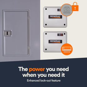 Generac Load Manager LED status display for quick outage monitoring