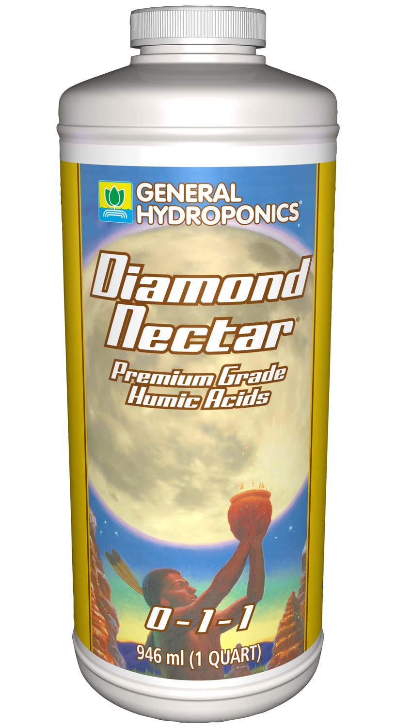 General Hydroponics Diamond Nectar bottle ready for nutrient uptake enhancement