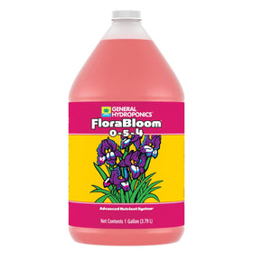 General Hydroponics FloraBloom bottle supports flower development