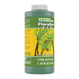 General Hydroponics FloraGro 2-1-6 being blended with FloraMicro for tailored growth.