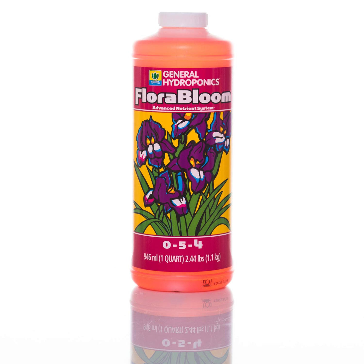 General Hydroponics FloraGro bottle adds growth-oriented nitrogen and potassium for sturdiness.