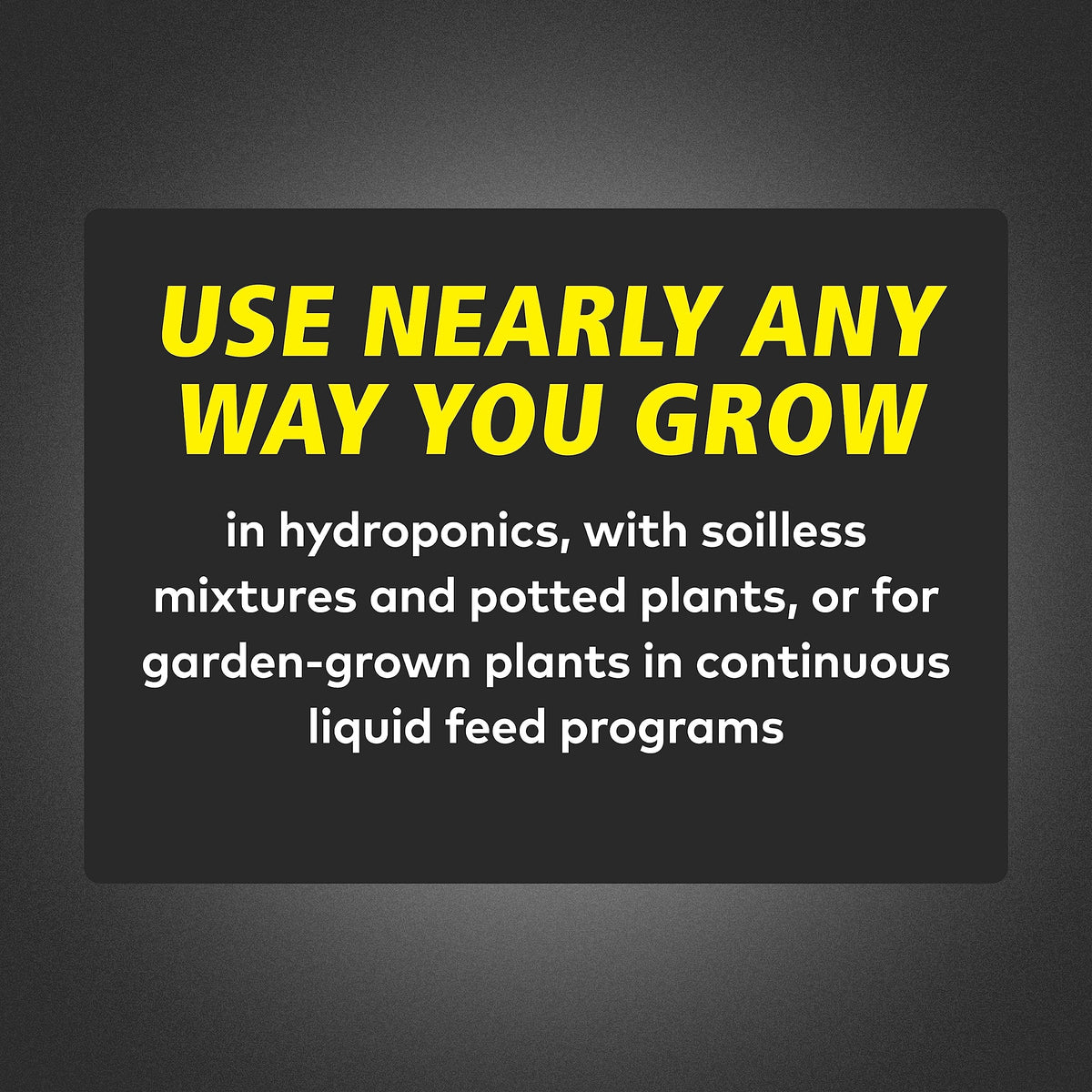 Humic extracts within FloraNova Bloom boosting uptake.