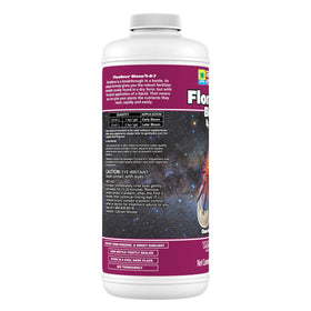 Close-up of FloraNova Bloom label showing pH-stable formula.