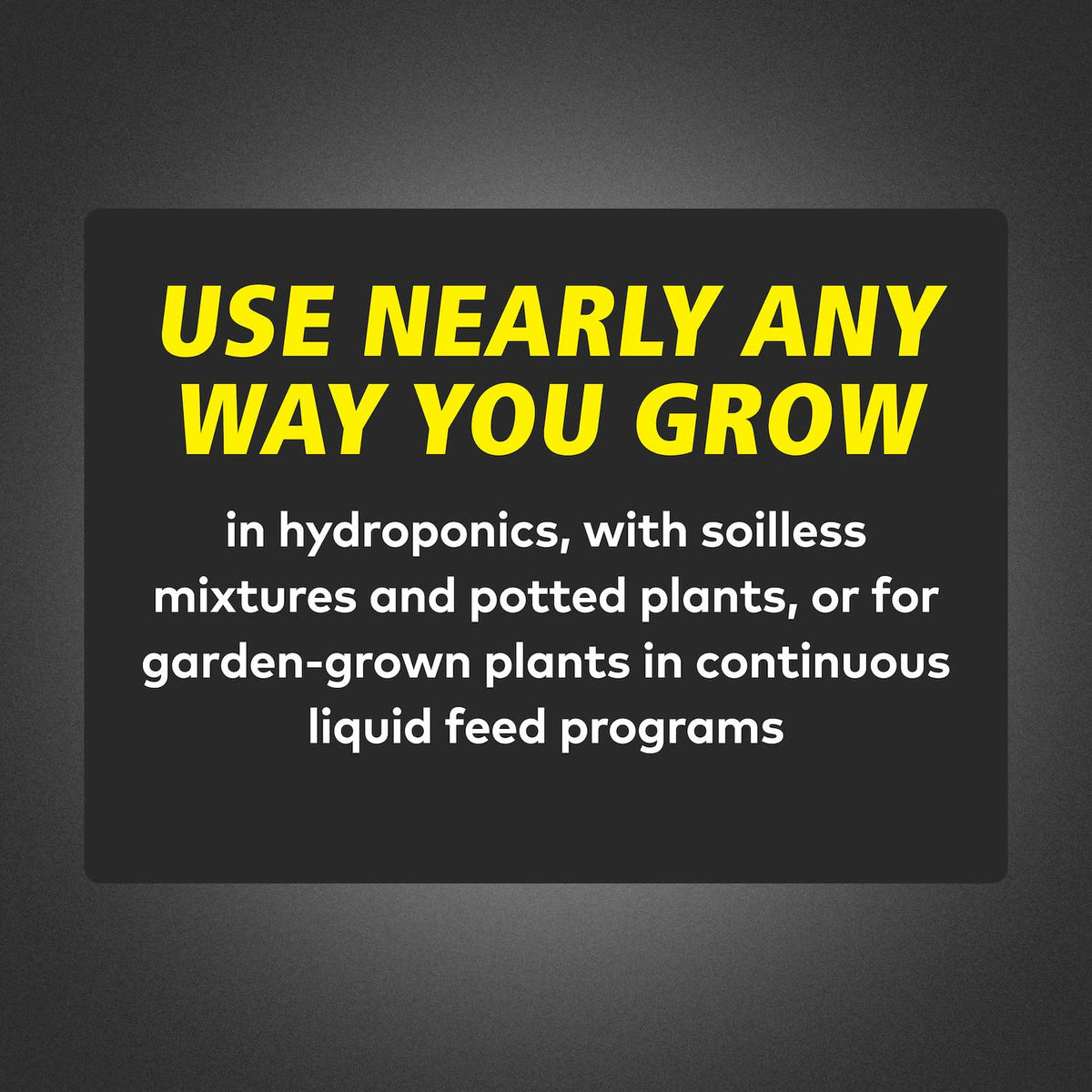 General Hydroponics FloraNova Grow roots thrive under steady liquid feed