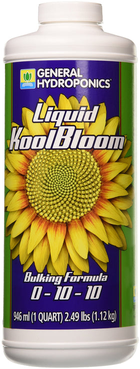 General Hydroponics Kool Bloom bottle for flowering-focused feeding and growth.