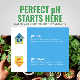 General Hydroponics pH Down label with product details and usage