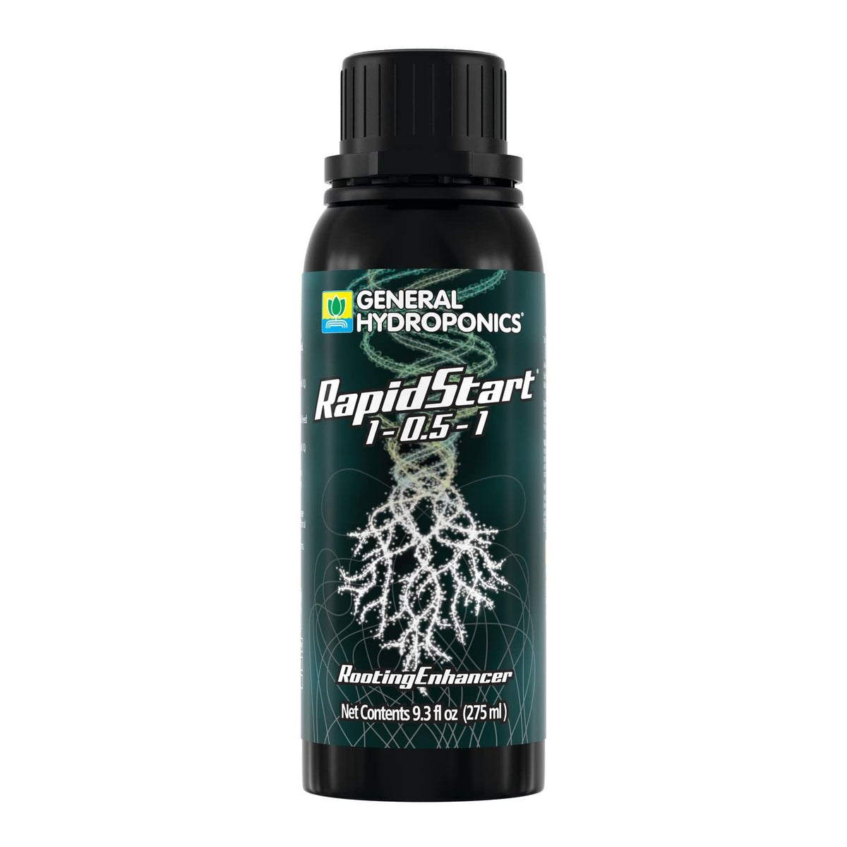 General Hydroponics RapidStart bottle promotes healthier roots and uptake.