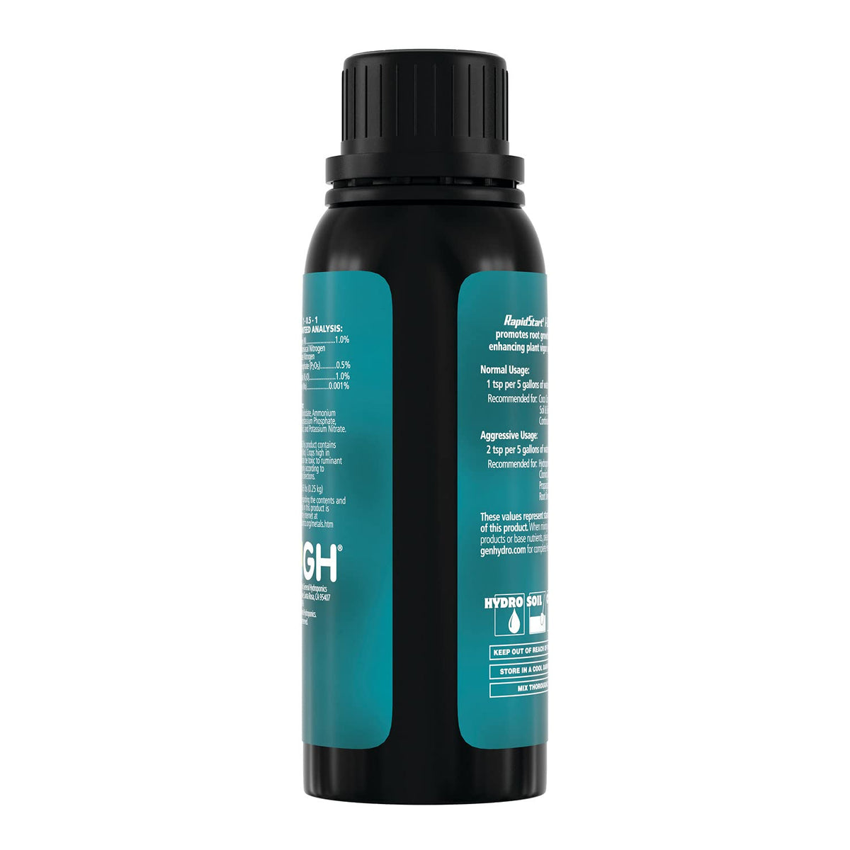 General Hydroponics RapidStart compatible with coco coir media.