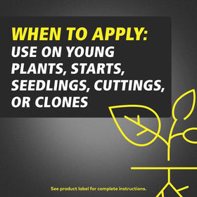 General Hydroponics RapidStart used with coco coir for strong root development.
