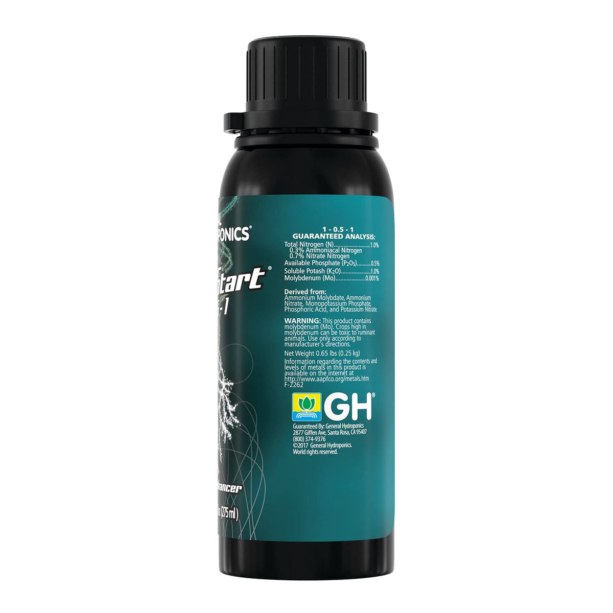General Hydroponics RapidStart requires no assembly.