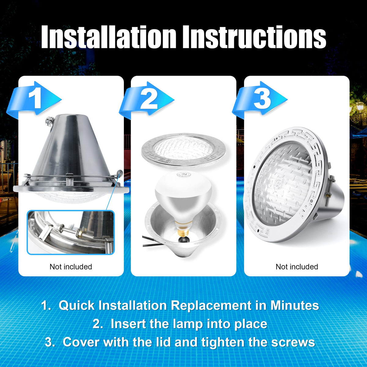 Generalman two-pack bulbs provide ready replacement lighting.
