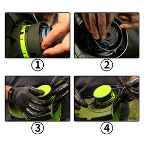 Generep 0.065-inch dual-line nylon close-up for strength