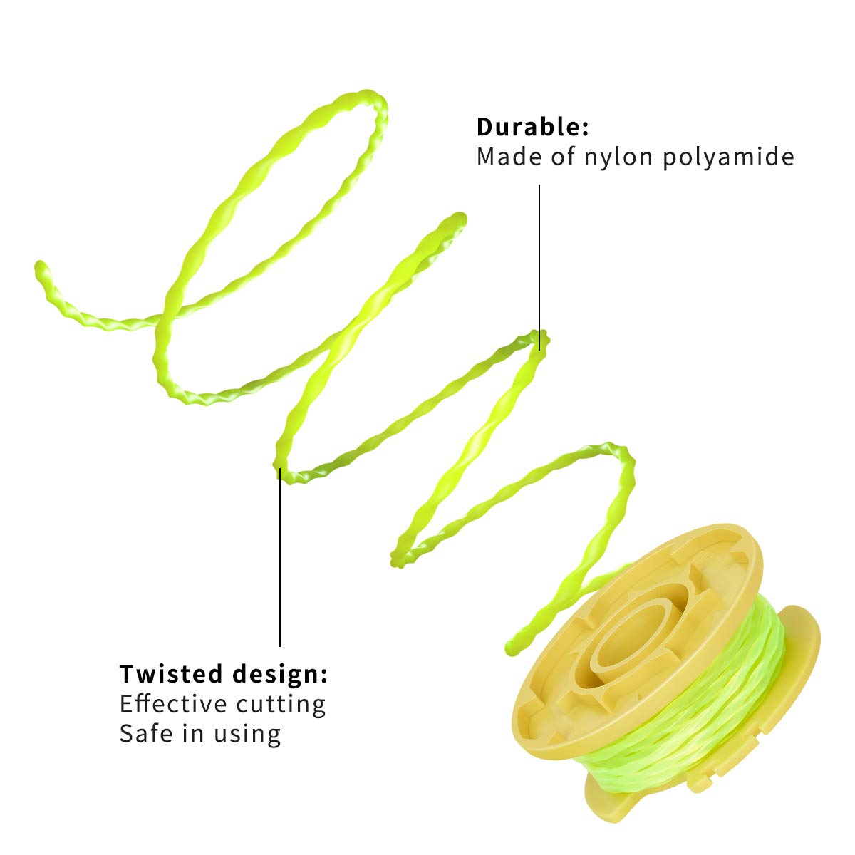 Generep spools package includes 10 spools for extended projects.