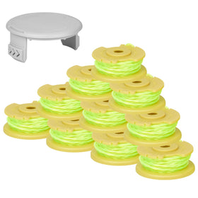 Generep AC80RL3 trimmer spool for Ryobi One Plus, smooth compatibility for quick replacements.