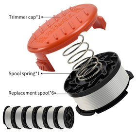 Generep AF-100 cap included for quick spool replacements.
