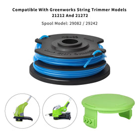 Generep eight-spool packaging shown for easy replacement and extended trimming sessions