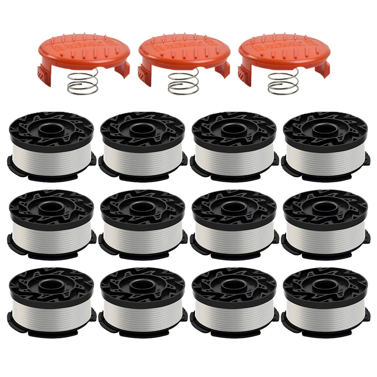 Generep weed eater spool with auto feed for quick line advancement
