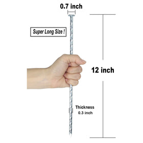 Generic stake with sharp ends ready for easy soil insertion.