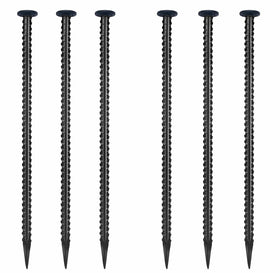 Generic 16 Inch Rebar Stakes top view, showcasing sturdy steel and secure top