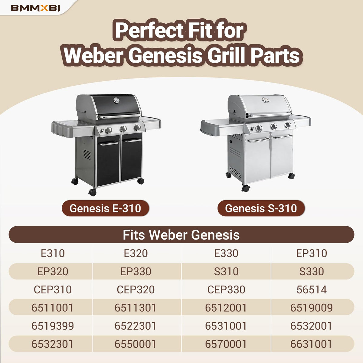 Generic 1836-13 installed on Weber Genesis 300 for fast ignition.