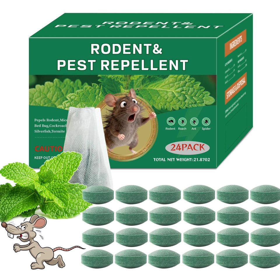 Generic peppermint mice repellent ball for home use, creates scent barrier against rodents