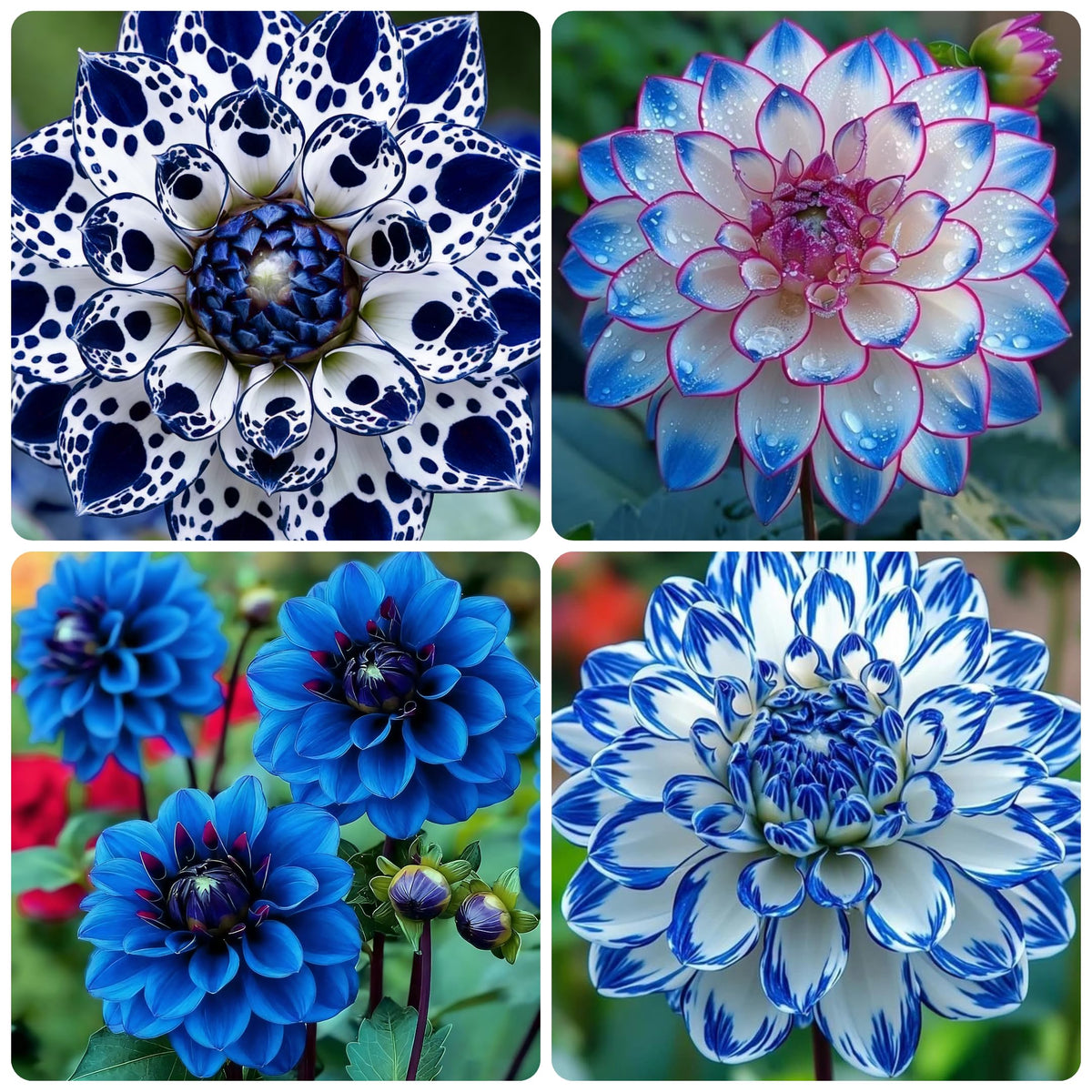 Generic 300+ Dahlia seeds pack front view promises colorful container blooms.