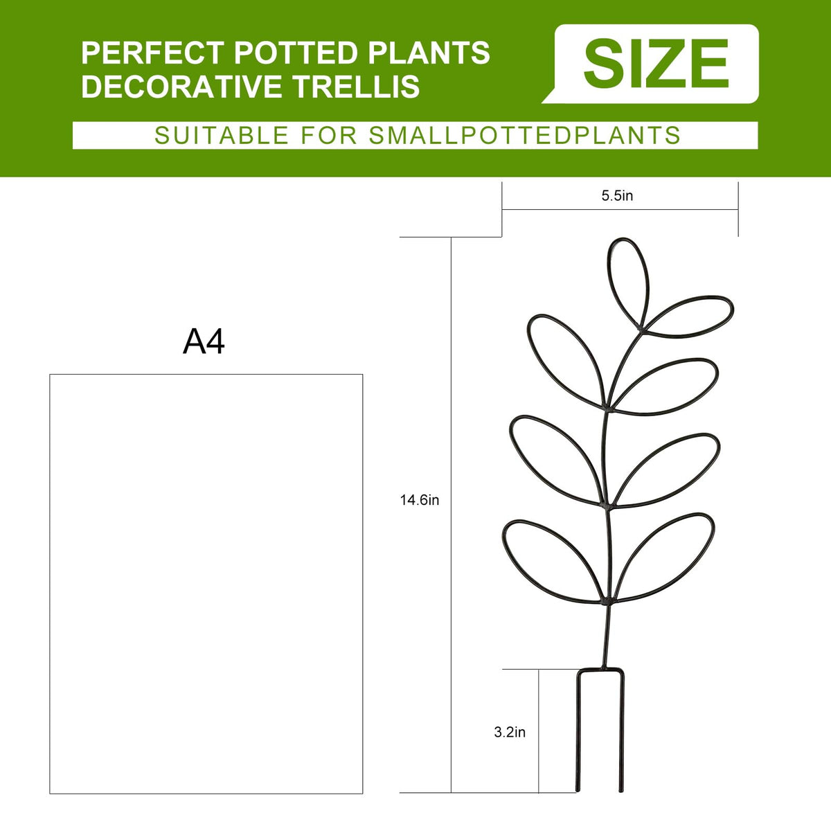 Generic 50 ties included help guide vines securely without extra tools.