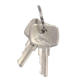 Generic 8-key set with ring, a practical spare for fleets.