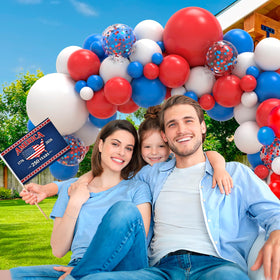 Generic American flag signs for balcony, lawn, or room decor