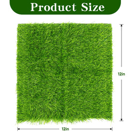 Generic artificial grass nesting pad inside a chicken coop for a tidy nest