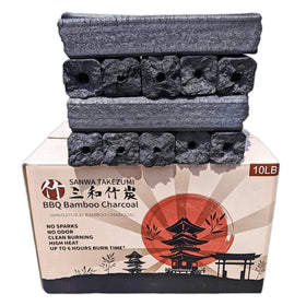 Generic BBQ Bamboo Charcoal packaging in an eco-friendly bag for grilling enthusiasts.