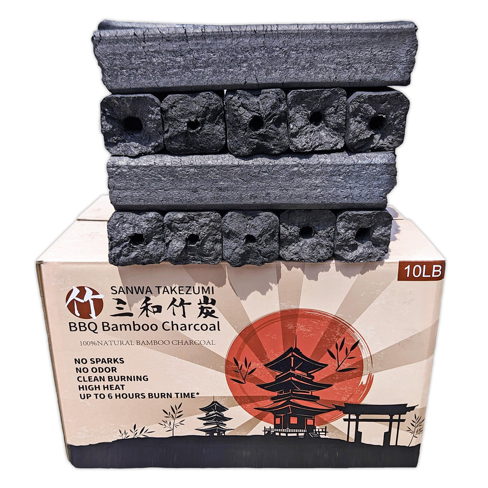 Generic BBQ Bamboo Charcoal packaging in an eco-friendly bag for grilling enthusiasts.