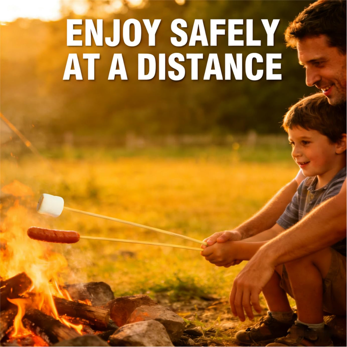 Generic biodegradable portable skewers for eco-friendly outdoor use