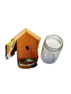 Generic carpenter bee nest-mimic trap demonstrates chemical-free appeal.