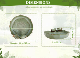 Generic ceramic bird bath glaze closeup showing weather-resistant finish outdoors