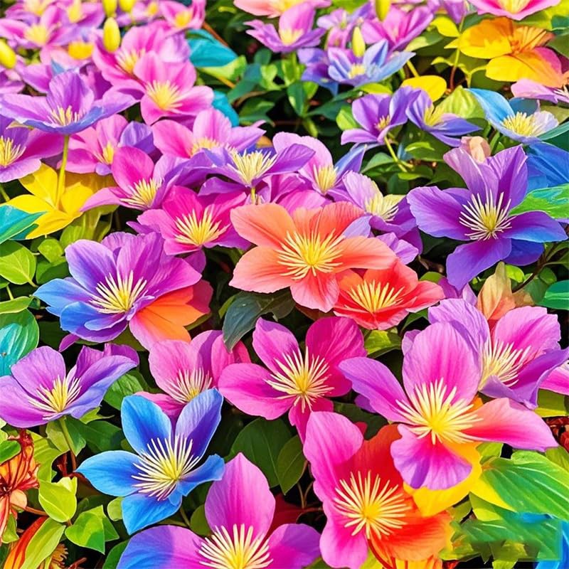 Generic Clematis cut flowers for elegant indoor arrangements.