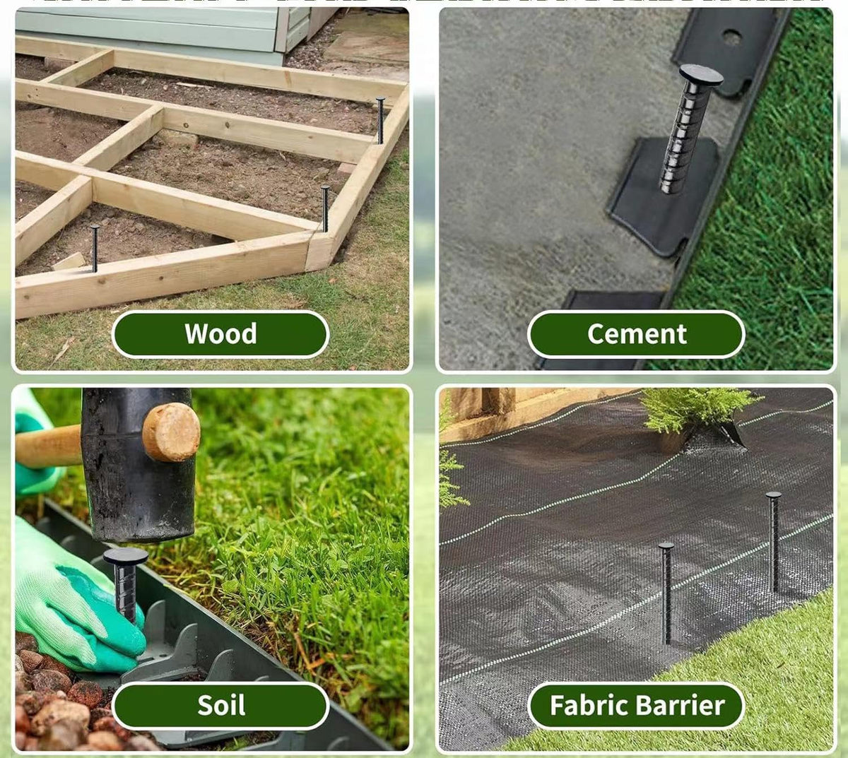 Generic ground anchor with conical bottom for secure embedment in soil