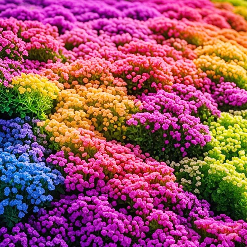 Generic Creeping Thyme seeds for border edging with fragrant blooms.